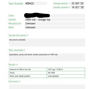 orange top puretropin gh HPLC testing 2020(1)