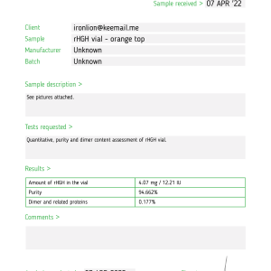 orange top puretropin gh HPLC testing 2022(1)